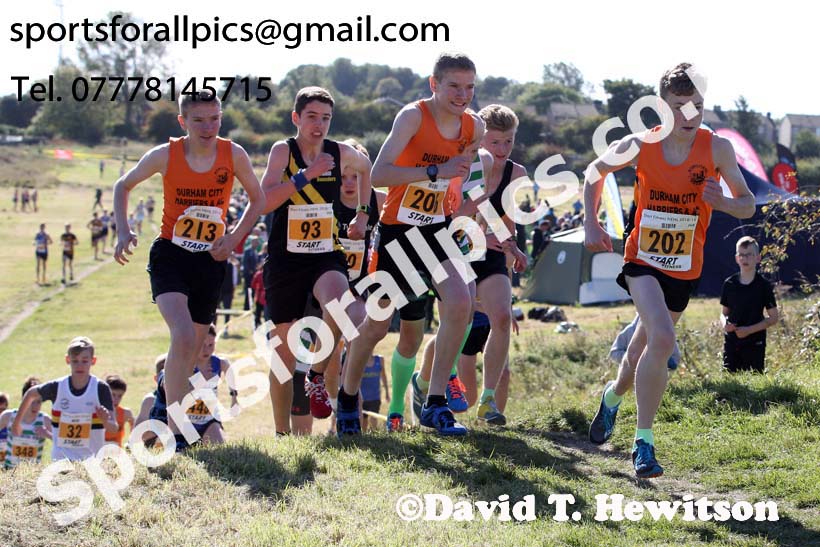 Boys under-15s Start Fitness NEH, Wrekenton. Photo:  David T. Hewitson/Sports for All Pics